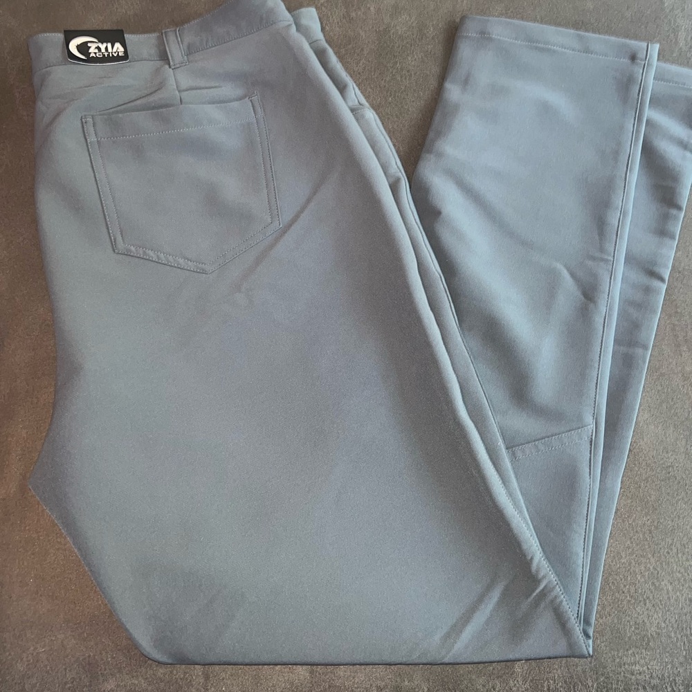 Zyia Mens storm grey office chino